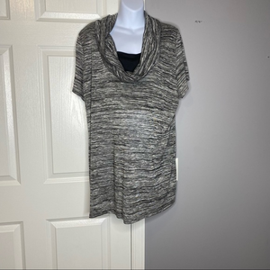 Oh Baby‎ Maternity Cowl-neck Short Sleeve Top